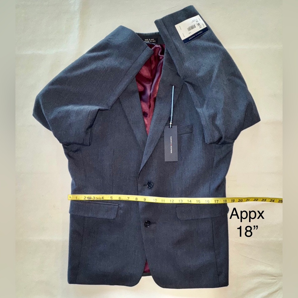 NWT TOMMY HILFIGER Blue Gibbs Blazer Jacket (S38) - Picture 7 of 17